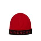 Givenchy Men's Logo Wool Beanie - Red