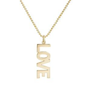 Jennifer Meyer Women's Love Pendant Necklace-gold