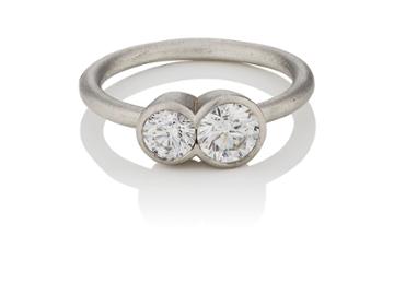 Tate Union Women's White Diamond Ring