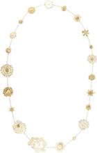 Judy Geib Flower-link Necklace-colorless