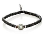 M. Cohen Men's Sibyl Pearl & Disk-bead Bracelet-pearl