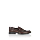 Tod's Men's Burnished Leather Penny Loafers-med. Brown