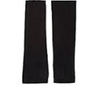 Barneys New York Women's Rib-knit Cashmere Arm Warmers - Black