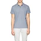 Theory Men's Standard Cotton-blend Piqu Polo Shirt-lt. Blue