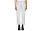 Re/done Women's High Rise Stove Pipe Crop Jeans