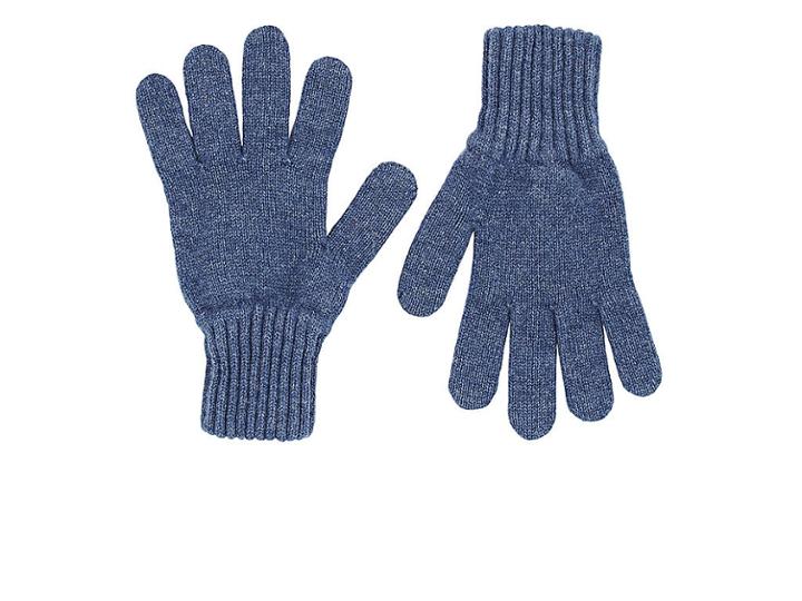 Drake's Men's Contrast-cuff Lambswool Gloves