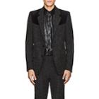 Givenchy Men's Velvet-trimmed Boucl Wool Two-button Sportcoat-black
