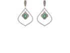 Carole Shashona Women's Arabesque Vert Earrings