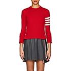 Thom Browne Women's Block-striped Cashmere Sweater-red