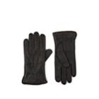 Barneys New York Men's Cashmere-lined Deerskin Gloves - Black