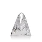 Mm6 Maison Margiela Women's Leather Triangle Bag-silver