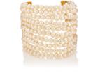 Stazia Loren Women's Multi-strand Imitation-pearl Bracelet