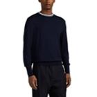 Eleventy Men's Wool Crewneck Sweater - Navy