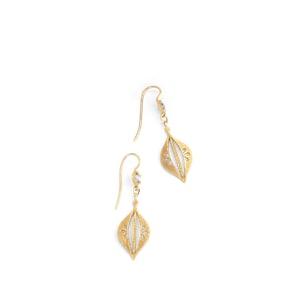 Cathy Waterman Women's Petal Drop Earrings - Gold