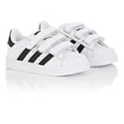 Adidas Kids' Superstar Faux-leather Sneakers - White