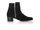Amiri Women's Skinny Stack Suede Ankle Boots