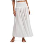 Zimmermann Women's Veneto Gauze Maxi Skirt - White