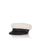 Lola Hats Women's Corto Maltese Corduroy Chauffeur Cap - Cream