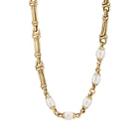 Goossens Paris Women's Pearl Necklace-gold
