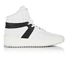 Fear Of God Men's Appliqud Leather Sneakers-white