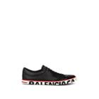 Balenciaga Men's Match Leather Sneakers - Black