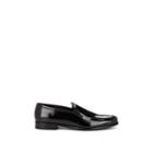 Prada Men's Spazzolato Leather Venetian Loafers - Black