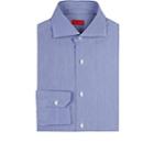 Isaia Men's Slim-fit Cotton Dress Shirt-md. Blue