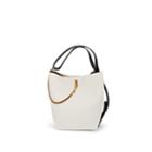 Givenchy Women's Gv Colorblocked Leather Bucket Bag - White