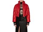 Amiri Women's Leather Crop Puffer Jacket