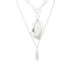 Mounser Women's Sea Forms Pendant Necklace Set-silver