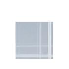 Simonnot Godard Men's Sarabande Satin-striped Cotton Pocket Square - Silver