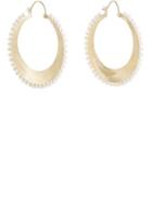 Irene Neuwirth Women's Akoya Pearl & Yellow Gold Hoop Earrings