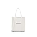 Balenciaga Women's Everyday Extra-extra-small Leather Tote Bag - White