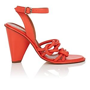 Derek Lam Women's Nuru Leather Ankle-strap Sandals-orange