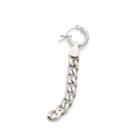 Martine Ali Men's Chain Drop Earring - Silver