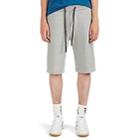 James Perse Men's Cotton French Terry Drawstring Shorts - Gray