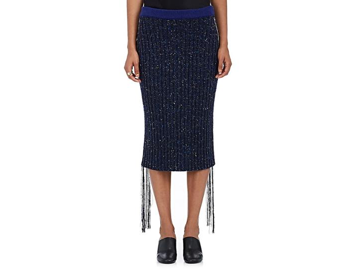 The Row Women's Melodie Fringe Cashmere Skirt