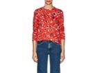 Proenza Schouler Women's Floral Cotton Jersey Long Sleeve T-shirt