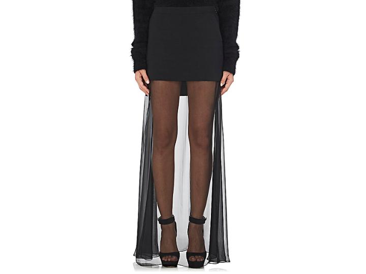 Givenchy Women's Layered Maxi Skirt