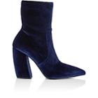 Prada Women's Velvet Ankle Boots-bleu