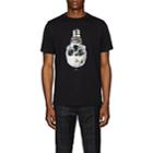 Ps By Paul Smith Men's Skull Bulb-print Organic Cotton T-shirt-black