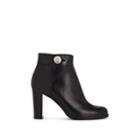 Christian Louboutin Women's Janis Leather Ankle Boots - Black