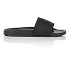 Gucci Men's Logo Rubber Slide Sandals - Black