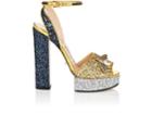 Gucci Women's Soko Glitter Platform Sandals