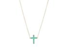 Jennifer Meyer Women's Turquoise Cross Necklace