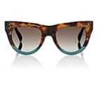 Cline Women's Rounded Cat-eye Sunglasses-brown