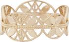 Grace Lee Gold Lace Aztec Ring-colorless