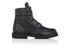 Balmain Men's Center-zip Leather Ranger Boots