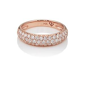Carbon & Hyde Women's Dome Ring-rose Gold