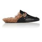 Gucci Men's New Princetown Leather Slippers - Black